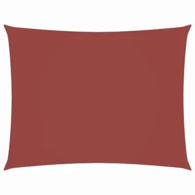 vidaXL Senčno jadro oksford blago pravokotno 2x3,5 m terakota