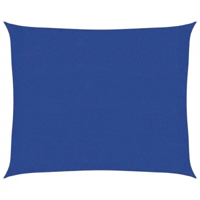 vidaXL Senčno jadro 160 g/m² modro 2,5x3 m HDPE