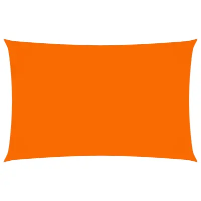 vidaXL Senčno jadro oksford blago pravokotno 4x7 m oranžno