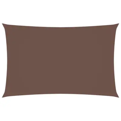 vidaXL Senčno jadro oksford blago pravokotno 2,5x5 m rjavo