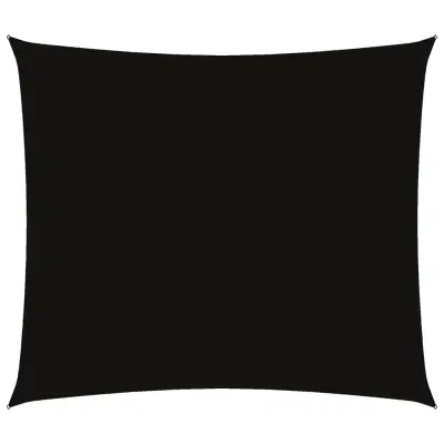 vidaXL Senčno jadro oksford blago pravokotno 2,5x3 m črno