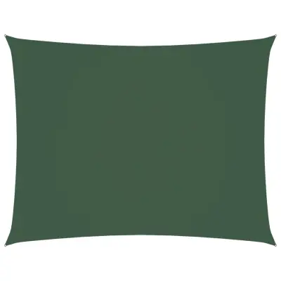 vidaXL Senčno jadro oksford blago pravokotno 3,5x5 m temno zeleno