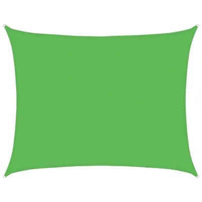 vidaXL Senčno jadro 160 g/m² svetlo zeleno 6x7 m HDPE