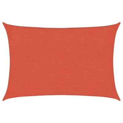 vidaXL Senčno jadro 160 g/m² terakota 2x3 m HDPE