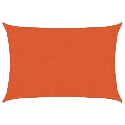 vidaXL Senčno jadro 160 g/m² oranžno 2x3 m HDPE