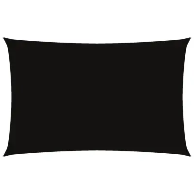 vidaXL Senčno jadro oksford blago pravokotno 2,5x5 m črno