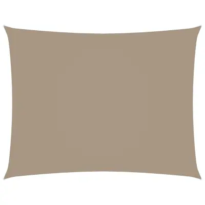 vidaXL Senčno jadro oksford blago pravokotno 2x3 m taupe
