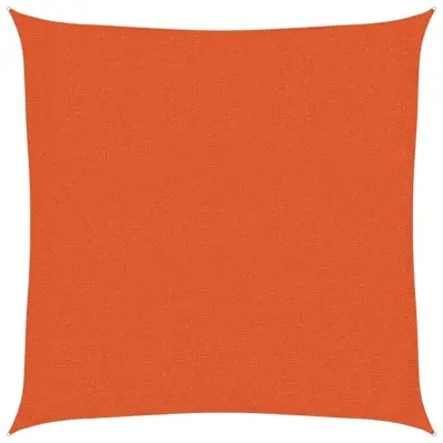 vidaXL Senčno jadro 160 g/m² oranžno 3x3 m HDPE