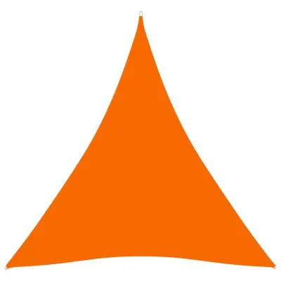 vidaXL Senčno jadro oksford blago trikotno 3,6x3,6x3,6 m oranžno