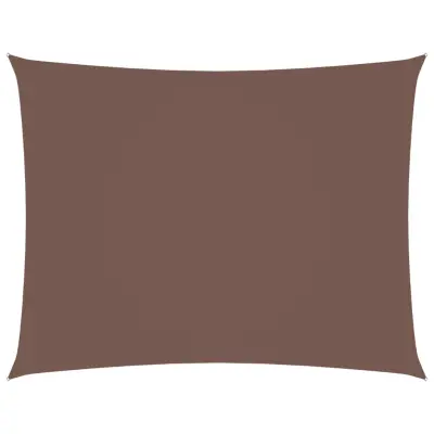 vidaXL Senčno jadro oksford blago pravokotno 3x4,5 m rjavo