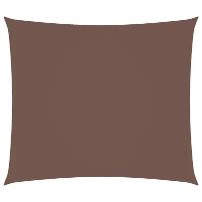 vidaXL Senčno jadro oksford blago pravokotno 2,5x3 m rjavo