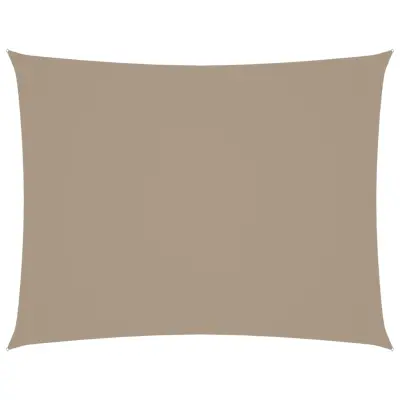 vidaXL Senčno jadro oksford blago pravokotno 2x3,5 m taupe