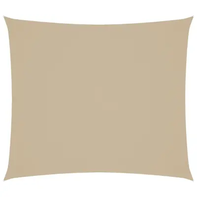 vidaXL Senčno jadro oksford blago pravokotno 2x2,5 m bež