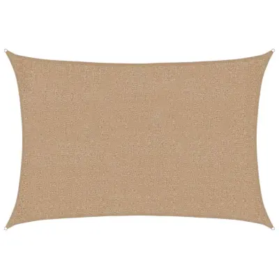 vidaXL Senčno jadro 160 g/m² taupe 2x2,5 m HDPE