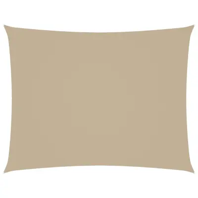 vidaXL Senčno jadro oksford blago pravokotno 2,5x4 m bež