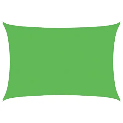 vidaXL Senčno jadro 160 g/m² svetlo zeleno 4x5 m HDPE