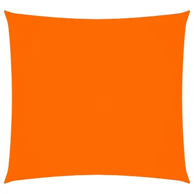 vidaXL Senčno jadro oksford blago kvadratno 6x6 m oranžno