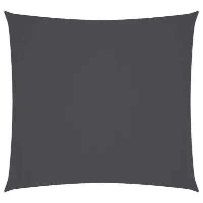 vidaXL Senčno jadro oksford blago kvadratno 4,5x4,5 m antracitno