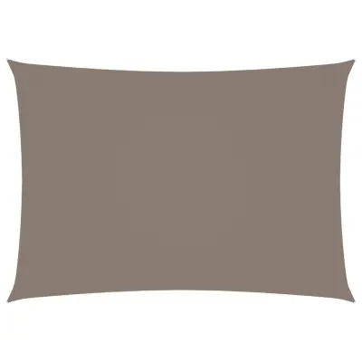 vidaXL Senčno jadro oksford blago pravokotno 3,5x5 m taupe