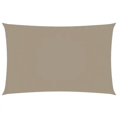 vidaXL Senčno jadro oksford blago pravokotno 2x5 m taupe