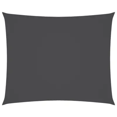vidaXL Senčno jadro oksford blago pravokotno 5x6 m antracitno