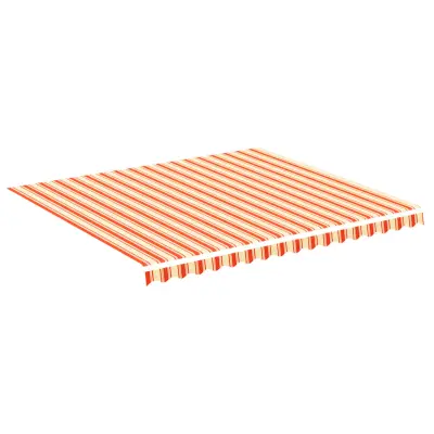 vidaXL Nadomestno blago za tendo rumeno in oranžno 4x3,5 m