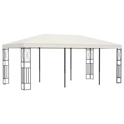 vidaXL Paviljon 3x6 m krem blago
