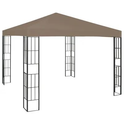 vidaXL Paviljon 3x3 m taupe