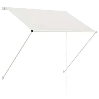 vidaXL Zložljiva tenda 150x150 cm krem