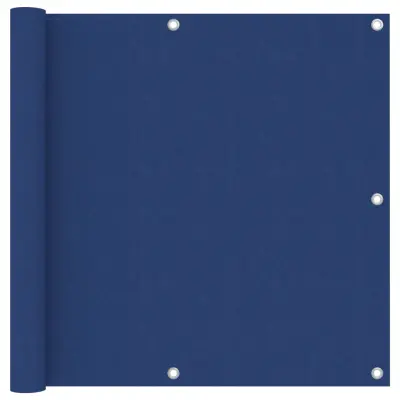 vidaXL Balkonsko platno modro 90x500 cm oksford blago