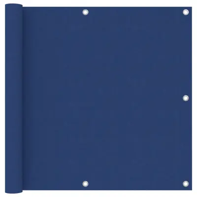 vidaXL Balkonsko platno modro 90x400 cm oksford blago