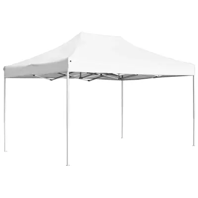 vidaXL Profesionalni šotor za zabave aluminij 4,5x3 m bel