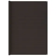 vidaXL Preproga za šotor 400x700 cm rjava
