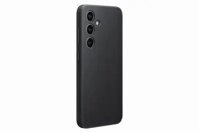 SAMSUNG Galaxy S24 Vegan Leather črn ovitek za telefon