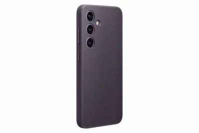 SAMSUNG Galaxy S24 Vegan Leather vijoličen ovitek za telefon