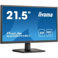 Monitor Iiyama 54,6 cm (21,5&quot;) X2283HSU-B1 1920x1080 75Hz VA 1ms HDMI DisplayPort 2xUSB2.0 Zvočniki  sRGB99% FreeSync