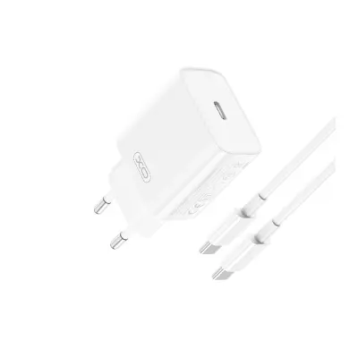 Polnilec za telefon XO CE15 1xUSB-C 20W + USB-C kabel