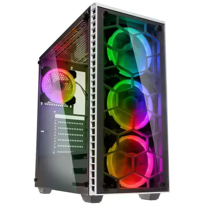 KOLINK OBSERVATORY WHITE E-ATX RGB osvetljeno ohišje, belo