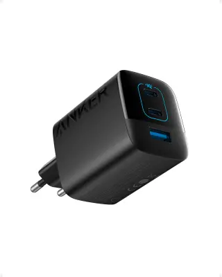 ANKER 336 3-portni 67W polnilec, črn
