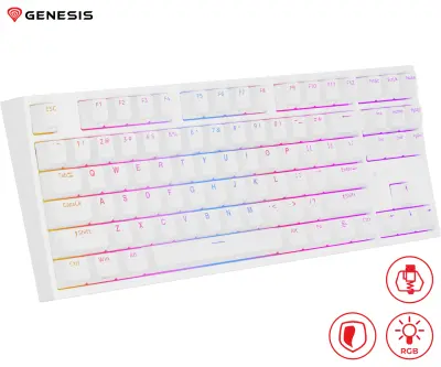 GENESIS THOR 404 TKL bela gaming tipkovnica