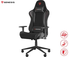 GENESIS NITRO 440 G2 Mesh črn gaming / pisarniški stol, ergonomski