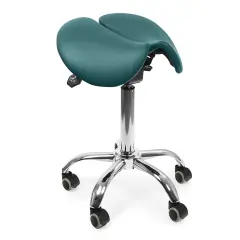 Ergonomsko nastavljiv stolček SELLA moder, relief za hrbet in medenico, udoben stolček