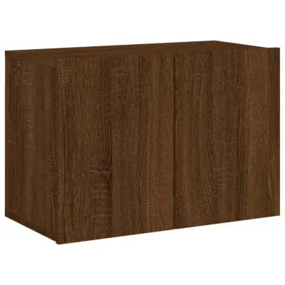 vidaXL Stenska TV omarica rjav hrast 60x30x41 cm
