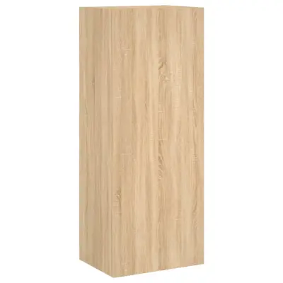 vidaXL Stenska TV omarica sonoma hrast 40,5x30x102 cm inženirski les