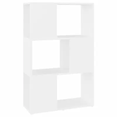 vidaXL Knjižna omara za razdelitev prostora bela 60x24x94 cm