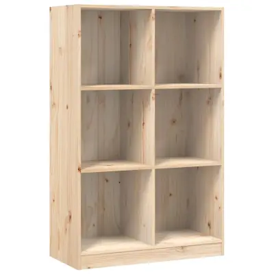 vidaXL Knjižna omara 70x33x110 cm trdna borovina