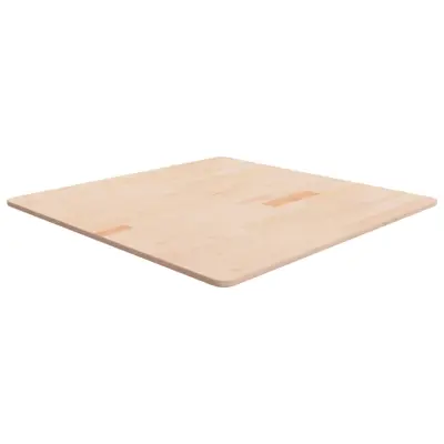 vidaXL Kvadratna mizna plošča 90x90x1,5 cm neobdelana trdna hrastovina