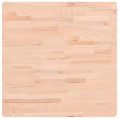 vidaXL Mizna plošča 70x70x2,5 cm kvadratna trdna bukovina