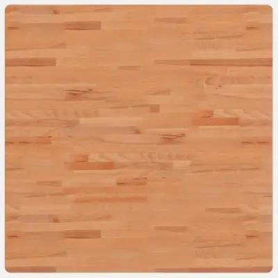 vidaXL Mizna plošča 90x90x2,5 cm kvadratna trdna bukovina