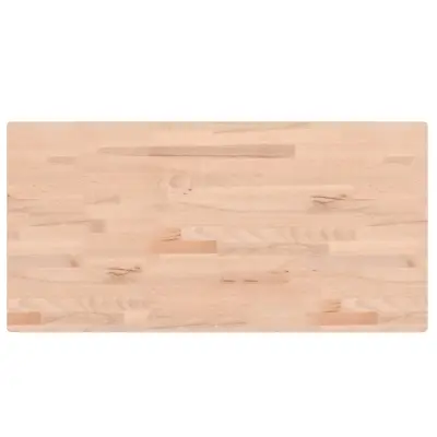vidaXL Mizna plošča 100x50x4 cm pravokotna trdna bukovina
